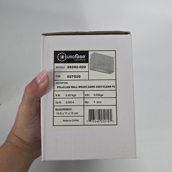 Eurofase Vello LED 3 inch Outdoor Wall Mount Light Dark Grey 28282-020 - Picture 2 of 2